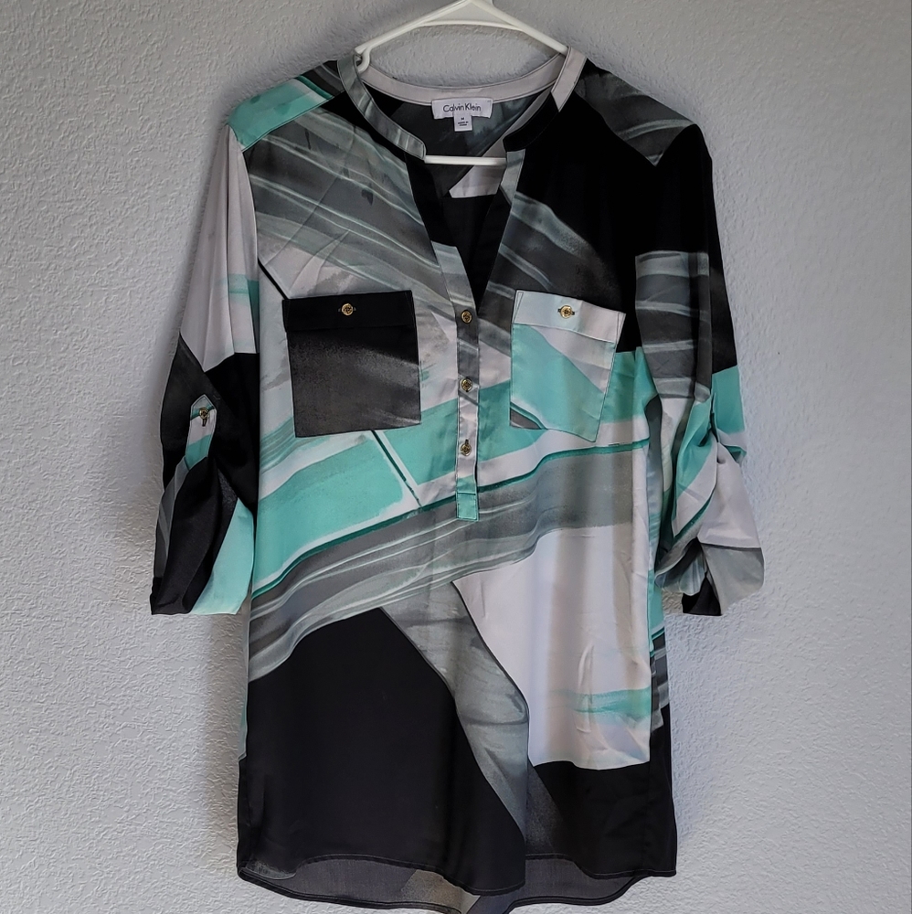 Ck Long sleeve button down blouse